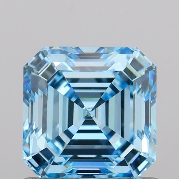 IGI Asscher 1.03ct Fancy Vivid Blue VVS1 - Loose Lab Diamond: IGI Asscher 1.03ct Fancy Vivid Blue VVS1 - Loose Lab Diamond Item Specifics: Source: This Is A Real Diamond Grown In A Lab Not Mined. Carat: 1.03 Cut: - Color: Fancy Vivid Blue Clarity: VVS1 Polish: E