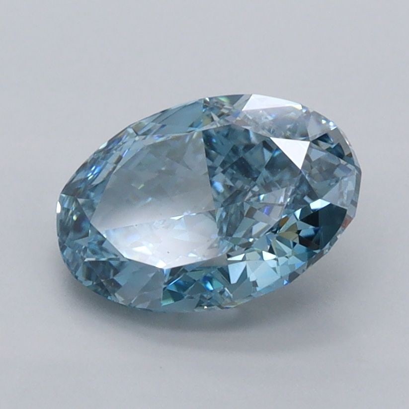 IGI Oval 1.57ct Fancy Vivid Blue VVS1 - Loose Lab Diamond: IGI Oval 1.57ct Fancy Vivid Blue VVS1 - Loose Lab Diamond Item Specifics: Source: This Is A Real Diamond Grown In A Lab Not Mined. Carat: 1.57 Cut: - Color: Fancy Vivid Blue Clarity: VVS1 Polish: EX S