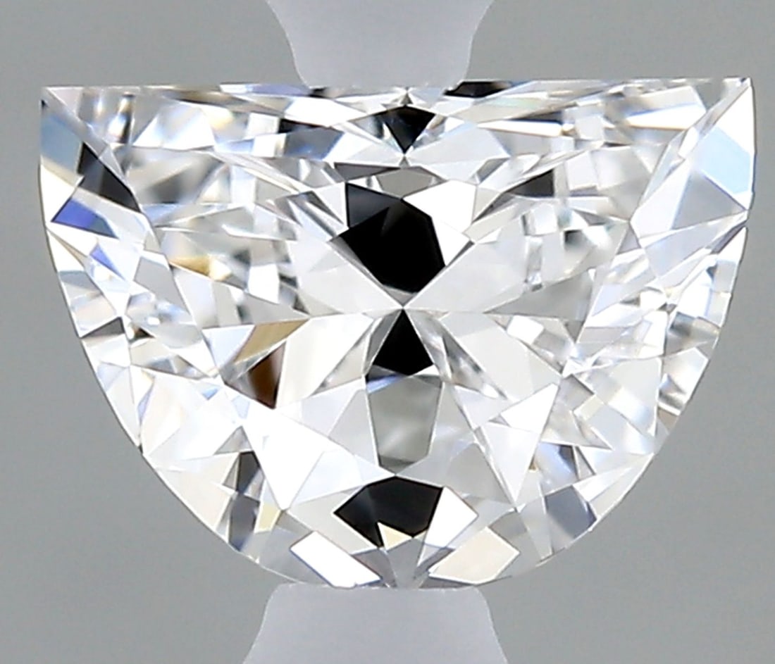 Half Moon 0.36ct D VVS1 - Loose Lab Diamond: Half Moon 0.36ct D VVS1 - Loose Lab Diamond Item Specifics: Source: This Is A Real Diamond Grown In A Lab Not Mined. Carat: 0.36 Cut: - Color: D Clarity: VVS1 Polish: EX Symmetry: VG Measurements: