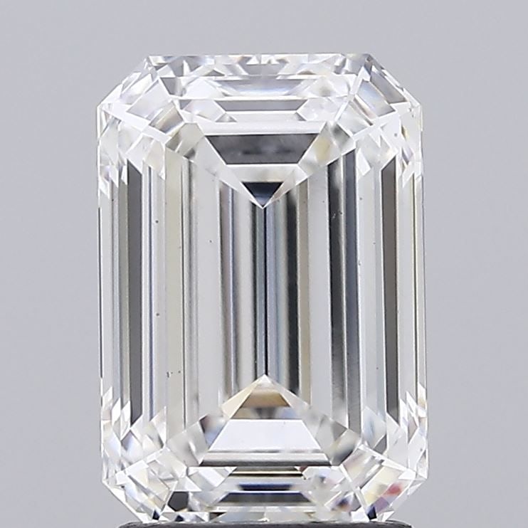 IGI Emerald 2.33ct E VVS2 - Loose Lab Diamond: IGI Emerald 2.33ct E VVS2 - Loose Lab Diamond Item Specifics: Source: This Is A Real Diamond Grown In A Lab Not Mined. Carat: 2.33 Cut: - Color: E Clarity: VVS2 Polish: EX Symmetry: EX Measurements: 9