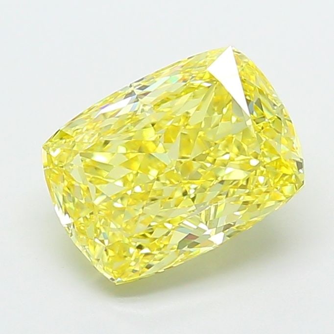 IGI Cushion Modified 4.03ct Fancy Vivid Yellow VVS2 - Loose Lab Diamond: IGI Cushion Modified 4.03ct Fancy Vivid Yellow VVS2 - Loose Lab Diamond Item Specifics: Source: This Is A Real Diamond Grown In A Lab Not Mined. Carat: 4.03 Cut: - Color: Fancy Vivid Yellow Clarity: V