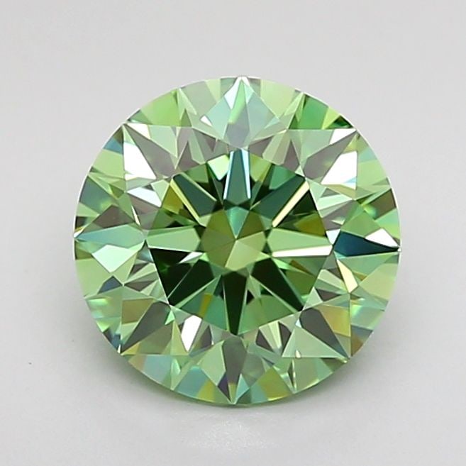 IGI Round 1.7ct Fancy Vivid Green VVS2 - Ideal Loose Lab Diamond: IGI Round 1.7ct Fancy Vivid Green VVS2 - Ideal Loose Lab Diamond Item Specifics: Source: This Is A Real Diamond Grown In A Lab Not Mined. Carat: 1.7 Cut: ID Color: Fancy Vivid Green Clarity: VVS2 Poli