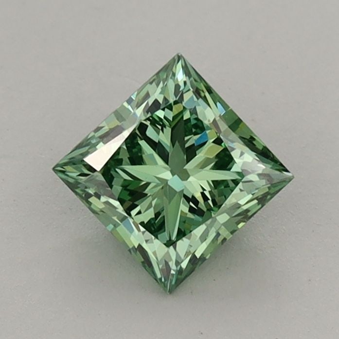 IGI Princess 0.76ct Fancy Vivid Green VVS2 - Loose Lab Diamond: IGI Princess 0.76ct Fancy Vivid Green VVS2 - Loose Lab Diamond Item Specifics: Source: This Is A Real Diamond Grown In A Lab Not Mined. Carat: 0.76 Cut: - Color: Fancy Vivid Green Clarity: VVS2 Polish