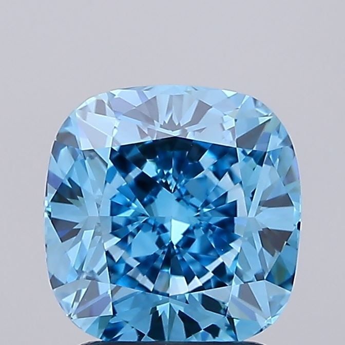 IGI Cushion Modified 2.16ct Fancy Vivid Blue VVS2 - Loose Lab Diamond: IGI Cushion Modified 2.16ct Fancy Vivid Blue VVS2 - Loose Lab Diamond Item Specifics: Source: This Is A Real Diamond Grown In A Lab Not Mined. Carat: 2.16 Cut: - Color: Fancy Vivid Blue Clarity: VVS2