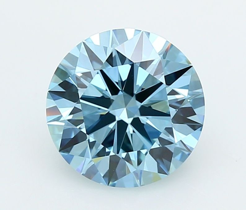 IGI Round 2.02ct Fancy Vivid Blue VVS2 - Ideal Loose Lab Diamond: IGI Round 2.02ct Fancy Vivid Blue VVS2 - Ideal Loose Lab Diamond Item Specifics: Source: This Is A Real Diamond Grown In A Lab Not Mined. Carat: 2.02 Cut: ID Color: Fancy Vivid Blue Clarity: VVS2 Poli