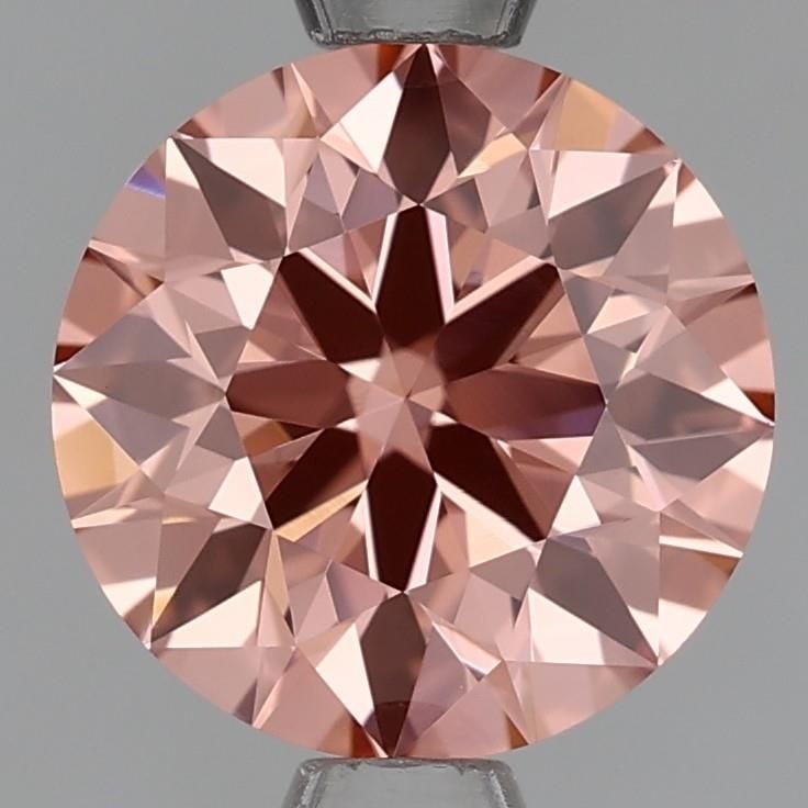 Round 1.38ct Fancy Orangey Pink VVS1 - Loose Lab Diamond: Round 1.38ct Fancy Orangey Pink VVS1 - Loose Lab Diamond Item Specifics: Source: This Is A Real Diamond Grown In A Lab Not Mined. Carat: 1.38 Cut: EX Color: Fancy Orangey Pink Clarity: VVS1 Polish: VG
