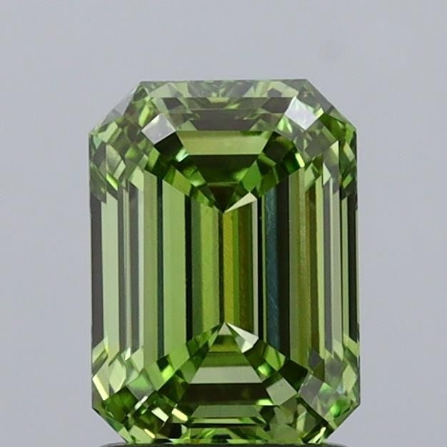 IGI Emerald 1.57ct Fancy Vivid Green VVS2 - Loose Lab Diamond: IGI Emerald 1.57ct Fancy Vivid Green VVS2 - Loose Lab Diamond Item Specifics: Source: This Is A Real Diamond Grown In A Lab Not Mined. Carat: 1.57 Cut: - Color: Fancy Vivid Green Clarity: VVS2 Polish: