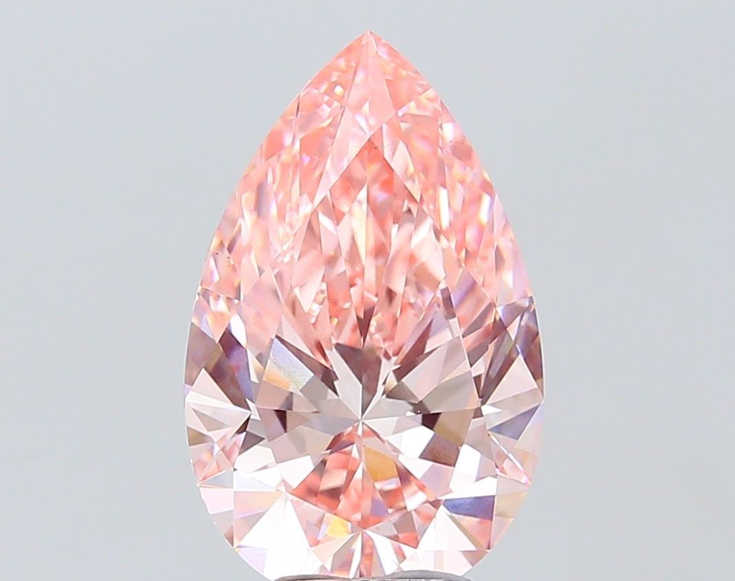 IGI Pear 5.07ct Fancy Vivid Pink VVS2 - Loose Lab Diamond: IGI Pear 5.07ct Fancy Vivid Pink VVS2 - Loose Lab Diamond Item Specifics: Source: This Is A Real Diamond Grown In A Lab Not Mined. Carat: 5.07 Cut: - Color: Fancy Vivid Pink Clarity: VVS2 Polish: EX