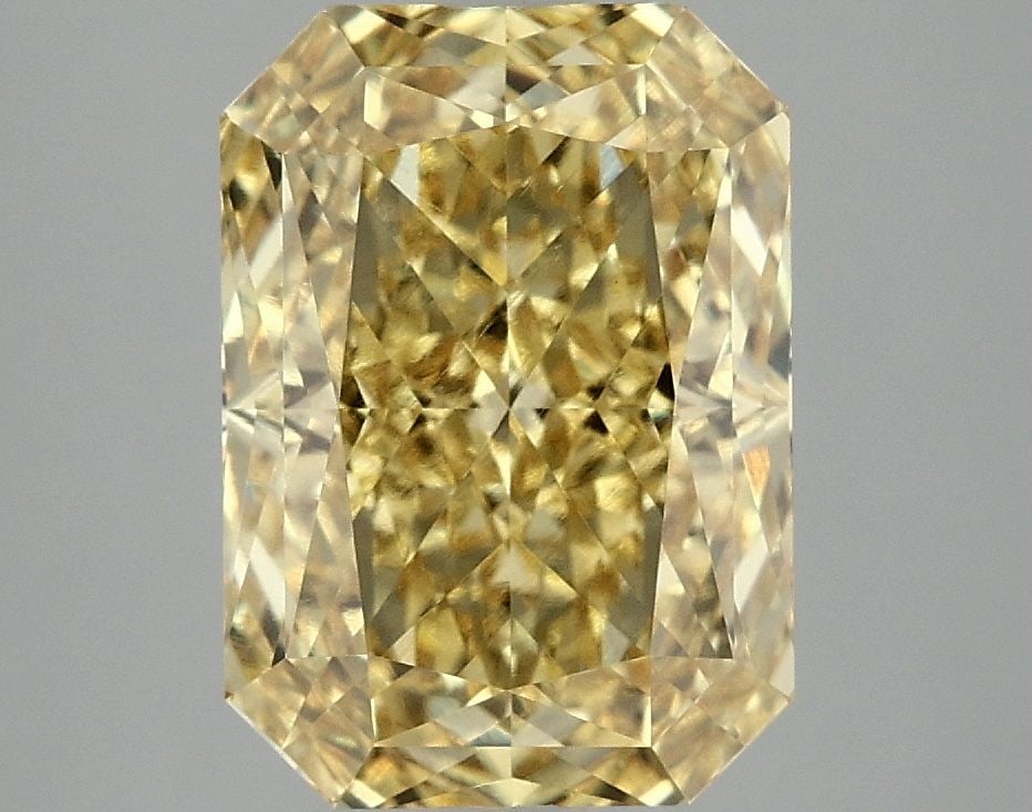 IGI Radiant 4.04ct Fancy Vivid Yellow VVS2 - Loose Lab Diamond (1 of 1)