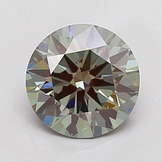 IGI Round 1.13ct Fancy Vivid Green VVS2 - Ideal Loose Lab Diamond (1 of 1)