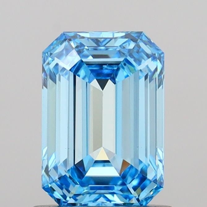 IGI Emerald 1.04ct Fancy Vivid Blue VVS2 - Loose Lab Diamond: IGI Emerald 1.04ct Fancy Vivid Blue VVS2 - Loose Lab Diamond Item Specifics: Source: This Is A Real Diamond Grown In A Lab Not Mined. Carat: 1.04 Cut: - Color: Fancy Vivid Blue Clarity: VVS2 Polish: E