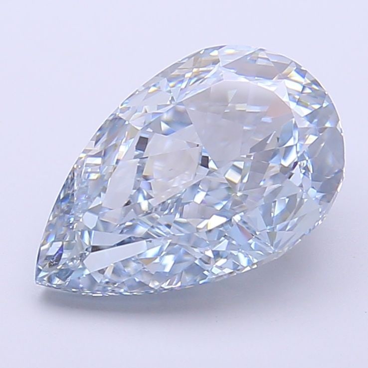 IGI Pear 3.72ct Fancy Intense Blue VVS1 - Loose Lab Diamond: IGI Pear 3.72ct Fancy Intense Blue VVS1 - Loose Lab Diamond Item Specifics: Source: This Is A Real Diamond Grown In A Lab Not Mined. Carat: 3.72 Cut: - Color: Fancy Intense Blue Clarity: VVS1 Polish: 