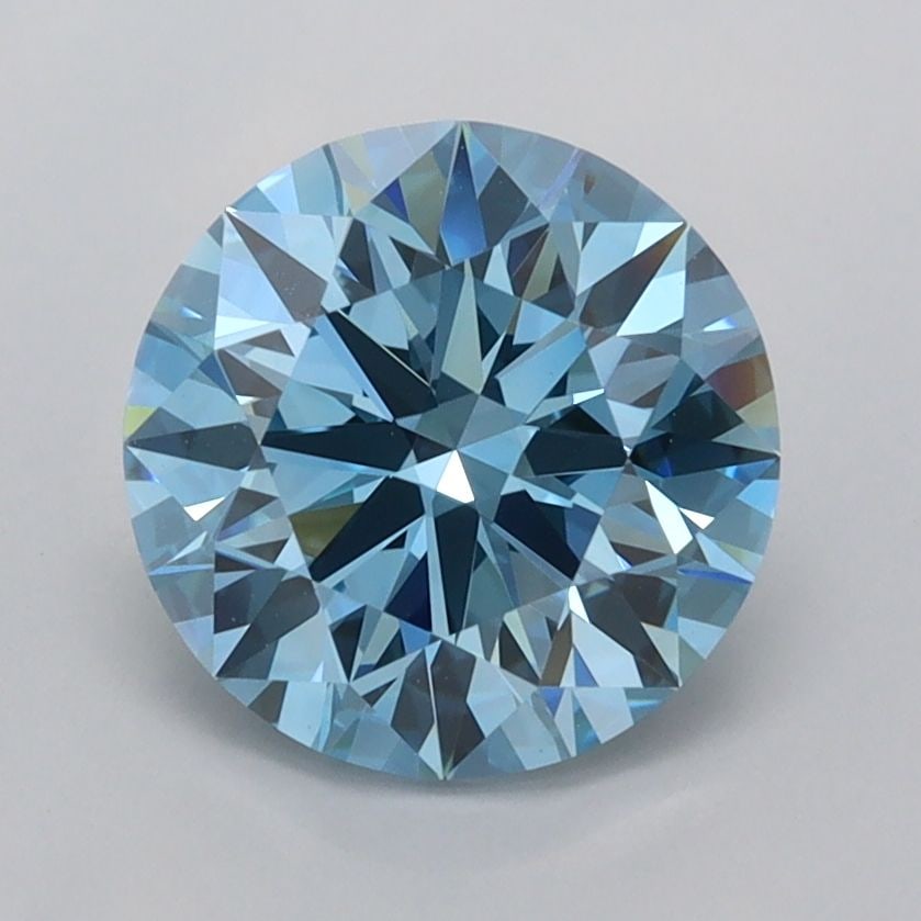 IGI Round 2.0ct Fancy Vivid Blue VVS2 - Ideal Loose Lab Diamond: IGI Round 2.0ct Fancy Vivid Blue VVS2 - Ideal Loose Lab Diamond Item Specifics: Source: This Is A Real Diamond Grown In A Lab Not Mined. Carat: 2.0 Cut: ID Color: Fancy Vivid Blue Clarity: VVS2