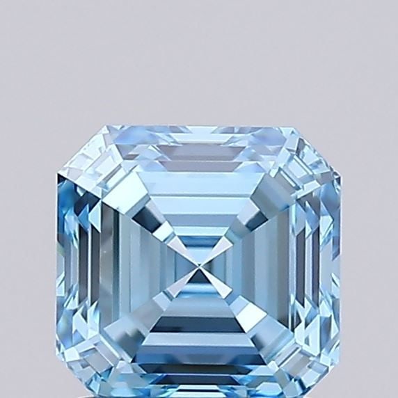 IGI Asscher 1.16ct Fancy Vivid Blue IF - Loose Lab Diamond: IGI Asscher 1.16ct Fancy Vivid Blue IF - Loose Lab Diamond Item Specifics: Source: This Is A Real Diamond Grown In A Lab Not Mined. Carat: 1.16 Cut: - Color: Fancy Vivid Blue Clarity: IF Polish: EX
