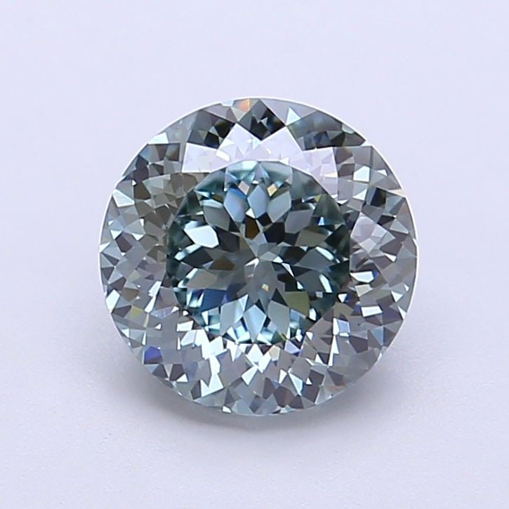 IGI Round 1.94ct Fancy Intense Blueish Green VVS2 - Loose Lab Diamond (1 of 1)