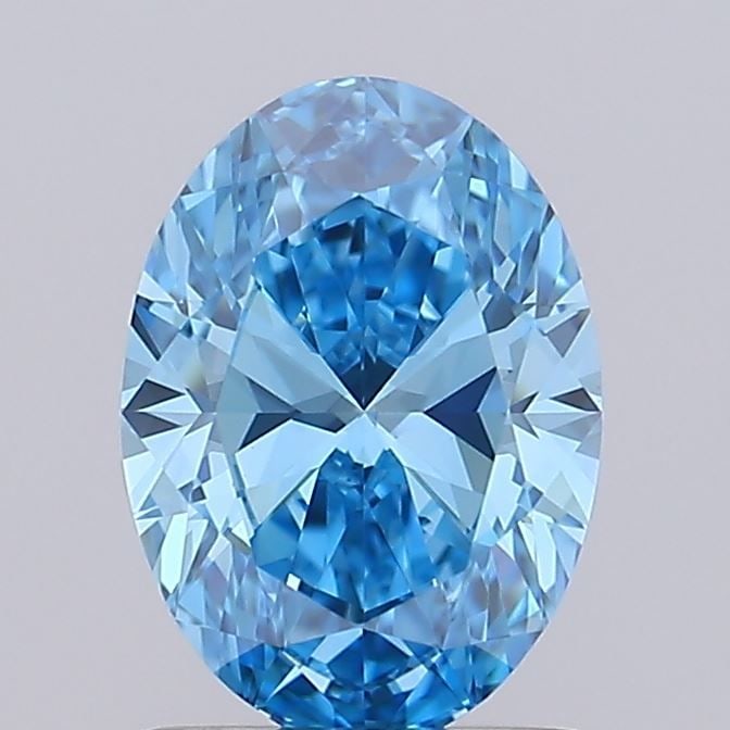 IGI Oval 1.18ct Fancy Vivid Blue VVS1 - Loose Lab Diamond: IGI Oval 1.18ct Fancy Vivid Blue VVS1 - Loose Lab Diamond Item Specifics: Source: This Is A Real Diamond Grown In A Lab Not Mined. Carat: 1.18 Cut: - Color: Fancy Vivid Blue Clarity: VVS1 Polish: EX