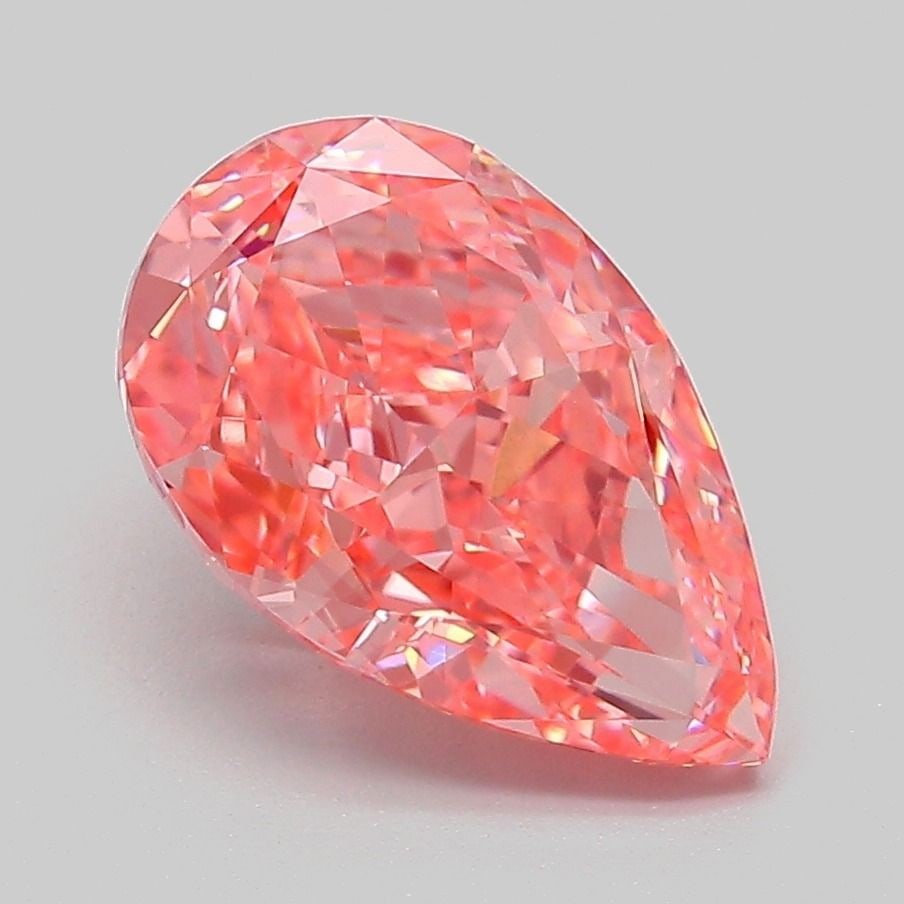 IGI Pear 3.07ct Fancy Vivid Pink VVS2 - Loose Lab Diamond: IGI Pear 3.07ct Fancy Vivid Pink VVS2 - Loose Lab Diamond Item Specifics: Source: This Is A Real Diamond Grown In A Lab Not Mined. Carat: 3.07 Cut: - Color: Fancy Vivid Pink Clarity: VVS2 Polish: EX