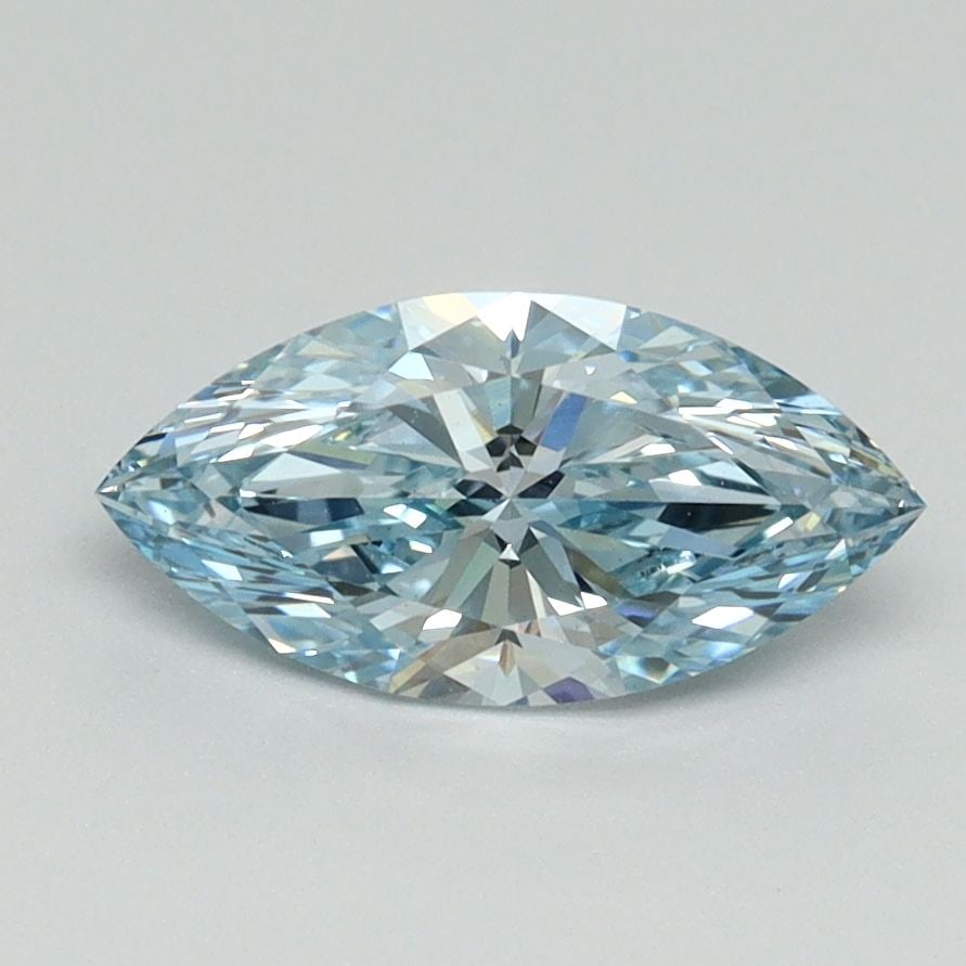 IGI Marquise 1.01ct Fancy Intense Blue VVS2 - Loose Lab Diamond: IGI Marquise 1.01ct Fancy Intense Blue VVS2 - Loose Lab Diamond Item Specifics: Source: This Is A Real Diamond Grown In A Lab Not Mined. Carat: 1.01 Cut: - Color: Fancy Intense Blue Clarity: VVS2