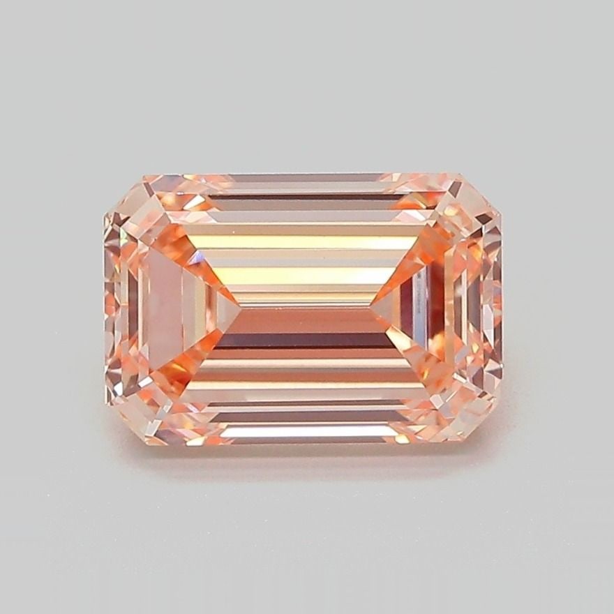 IGI Emerald 2.64ct Fancy Intense Pink Orange VVS2 - Loose Lab Diamond: IGI Emerald 2.64ct Fancy Intense Pink Orange VVS2 - Loose Lab Diamond Item Specifics: Source: This Is A Real Diamond Grown In A Lab Not Mined. Carat: 2.64 Cut: - Color: Fancy Intense Pink Orange Clari