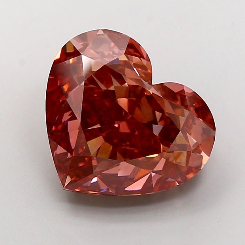 IGI Heart 8.03ct Fancy Vivid Brownish Pink VVS2 - Loose Lab Diamond: IGI Heart 8.03ct Fancy Vivid Brownish Pink VVS2 - Loose Lab Diamond Item Specifics: Source: This Is A Real Diamond Grown In A Lab Not Mined. Carat: 8.03 Cut: - Color: Fancy Vivid Brownish Pink