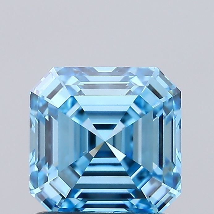 IGI Asscher 1.03ct Fancy Vivid Blue VVS2 - Loose Lab Diamond: IGI Asscher 1.03ct Fancy Vivid Blue VVS2 - Loose Lab Diamond Item Specifics: Source: This Is A Real Diamond Grown In A Lab Not Mined. Carat: 1.03 Cut: - Color: Fancy Vivid Blue Clarity: VVS2 Polish:
