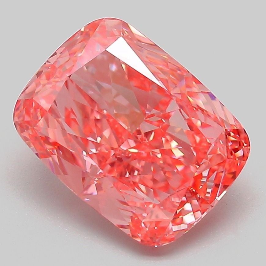 IGI Cushion Modified 3.21ct Fancy Vivid Pink VVS2 - Loose Lab Diamond: IGI Cushion Modified 3.21ct Fancy Vivid Pink VVS2 - Loose Lab Diamond Item Specifics: Source: This Is A Real Diamond Grown In A Lab Not Mined. Carat: 3.21 Cut: - Color: Fancy Vivid Pink Clarity: VVS2