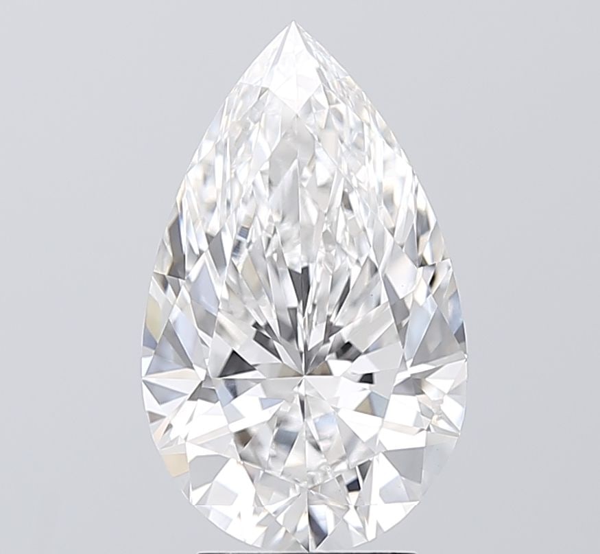 IGI Pear 3.0ct F VVS2 - Loose Lab Diamond: IGI Pear 3.0ct F VVS2 - Loose Lab Diamond Item Specifics: Source: This Is A Real Diamond Grown In A Lab Not Mined. Carat: 3.0 Cut: - Color: F Clarity: VVS2 Polish: EX Symmetry: EX Measurements: 13.15L