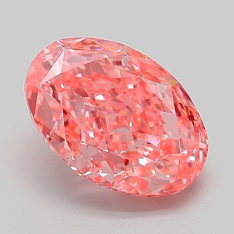 IGI Oval 2.1ct Fancy Vivid Pink VVS2 - Loose Lab Diamond: IGI Oval 2.1ct Fancy Vivid Pink VVS2 - Loose Lab Diamond Item Specifics: Source: This Is A Real Diamond Grown In A Lab Not Mined. Carat: 2.1 Cut: - Color: Fancy Vivid Pink Clarity: VVS2 Polish: EX Sym