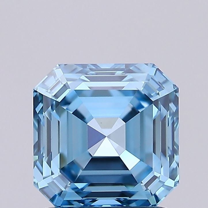 IGI Square Emerald 1.59ct Fancy Vivid Blue VVS2 - Loose Lab Diamond: IGI Square Emerald 1.59ct Fancy Vivid Blue VVS2 - Loose Lab Diamond Item Specifics: Source: This Is A Real Diamond Grown In A Lab Not Mined. Carat: 1.59 Cut: - Color: Fancy Vivid Blue Clarity: VVS2 Po