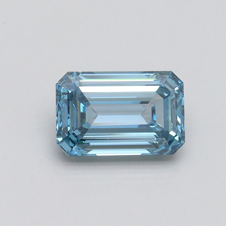 IGI Emerald 0.86ct Fancy Intense Blue VVS2 - Loose Lab Diamond: IGI Emerald 0.86ct Fancy Intense Blue VVS2 - Loose Lab Diamond Item Specifics: Source: This Is A Real Diamond Grown In A Lab Not Mined. Carat: 0.86 Cut: - Color: Fancy Intense Blue Clarity: VVS2 Polis
