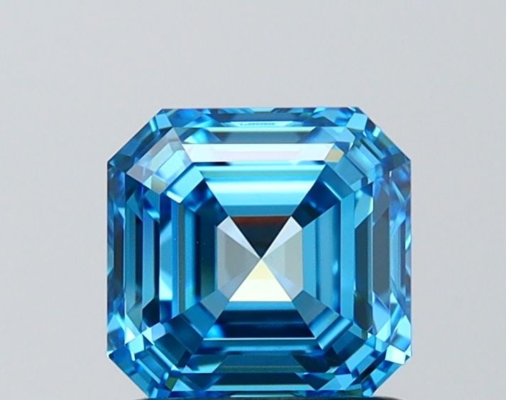 IGI Asscher 1.51ct Fancy Intense Blue VVS1 - Loose Lab Diamond: IGI Asscher 1.51ct Fancy Intense Blue VVS1 - Loose Lab Diamond Item Specifics: Source: This Is A Real Diamond Grown In A Lab Not Mined. Carat: 1.51 Cut: - Color: Fancy Intense Blue Clarity: VVS1 Polis