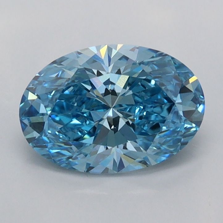 IGI Oval 1.06ct Fancy Vivid Blue VVS2 - Loose Lab Diamond: IGI Oval 1.06ct Fancy Vivid Blue VVS2 - Loose Lab Diamond Item Specifics: Source: This Is A Real Diamond Grown In A Lab Not Mined. Carat: 1.06 Cut: - Color: Fancy Vivid Blue Clarity: VVS2 Polish: EX