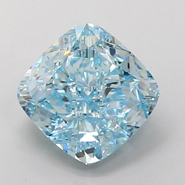 IGI Cushion Modified 2.76ct Fancy Vivid Blue VVS2 - Loose Lab Diamond: IGI Cushion Modified 2.76ct Fancy Vivid Blue VVS2 - Loose Lab Diamond Item Specifics: Source: This Is A Real Diamond Grown In A Lab Not Mined. Carat: 2.76 Cut: - Color: Fancy Vivid Blue Clarity: VVS2 