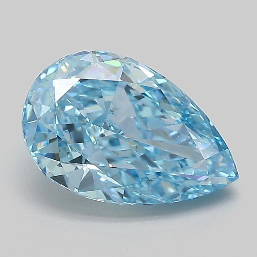 IGI Pear 2.03ct Fancy Vivid Blue VVS2 - Loose Lab Diamond: IGI Pear 2.03ct Fancy Vivid Blue VVS2 - Loose Lab Diamond Item Specifics: Source: This Is A Real Diamond Grown In A Lab Not Mined. Carat: 2.03 Cut: - Color: Fancy Vivid Blue Clarity: VVS2 Polish: EX