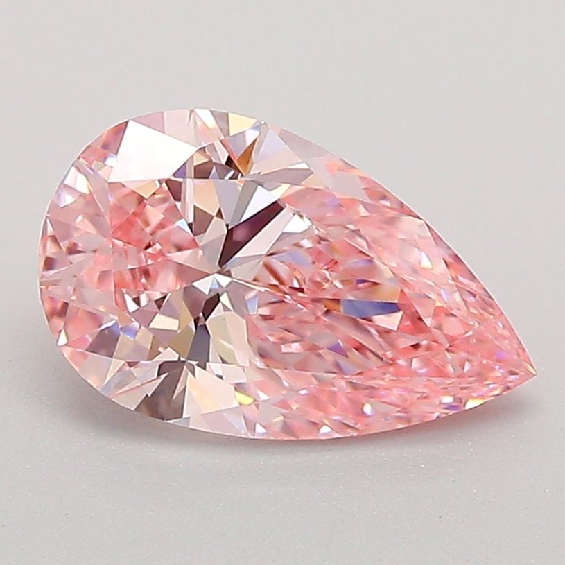 IGI Pear 1.5ct Fancy Vivid Pink VVS2 - Loose Lab Diamond: IGI Pear 1.5ct Fancy Vivid Pink VVS2 - Loose Lab Diamond Item Specifics: Source: This Is A Real Diamond Grown In A Lab Not Mined. Carat: 1.5 Cut: - Color: Fancy Vivid Pink Clarity: VVS2 Polish: EX Sym