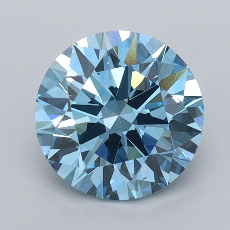IGI Round 1.48ct Fancy Vivid Blue VVS2 - Ideal Loose Lab Diamond: IGI Round 1.48ct Fancy Vivid Blue VVS2 - Ideal Loose Lab Diamond Item Specifics: Source: This Is A Real Diamond Grown In A Lab Not Mined. Carat: 1.48 Cut: ID Color: Fancy Vivid Blue Clarity: VVS2 Poli