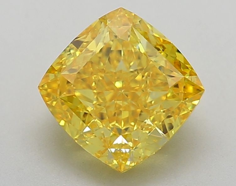 IGI Cushion Modified 1.5ct Fancy Vivid Yellow VVS2 - Loose Lab Diamond: IGI Cushion Modified 1.5ct Fancy Vivid Yellow VVS2 - Loose Lab Diamond Item Specifics: Source: This Is A Real Diamond Grown In A Lab Not Mined. Carat: 1.5 Cut: - Color: Fancy Vivid Yellow Clarity: VVS