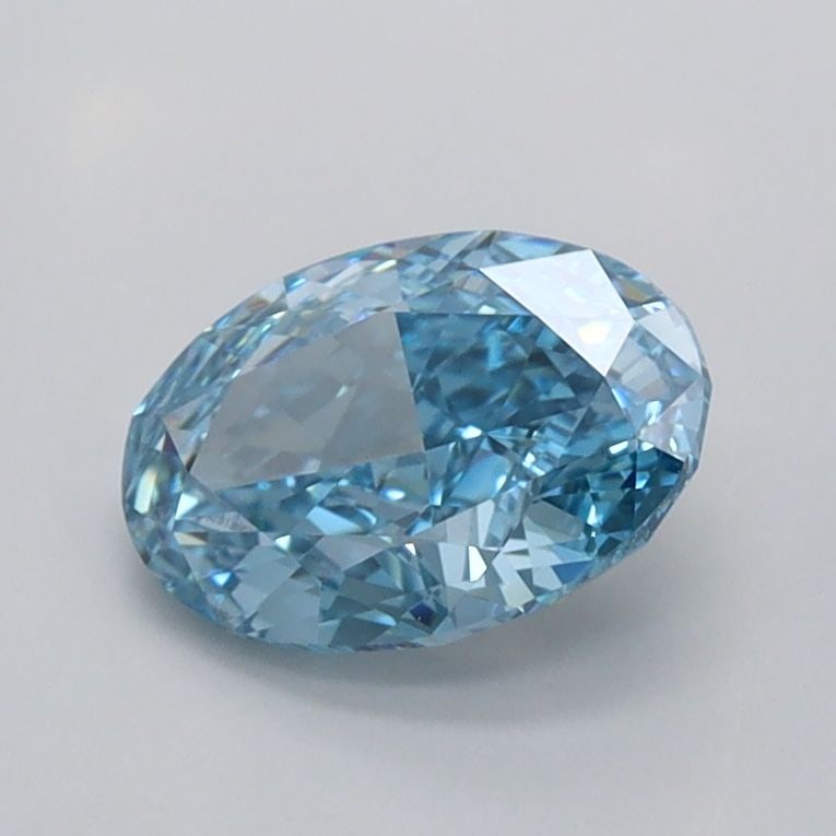 IGI Oval 1.01ct Fancy Vivid Blue VVS2 - Loose Lab Diamond: IGI Oval 1.01ct Fancy Vivid Blue VVS2 - Loose Lab Diamond Item Specifics: Source: This Is A Real Diamond Grown In A Lab Not Mined. Carat: 1.01 Cut: - Color: Fancy Vivid Blue Clarity: VVS2 Polish: EX S