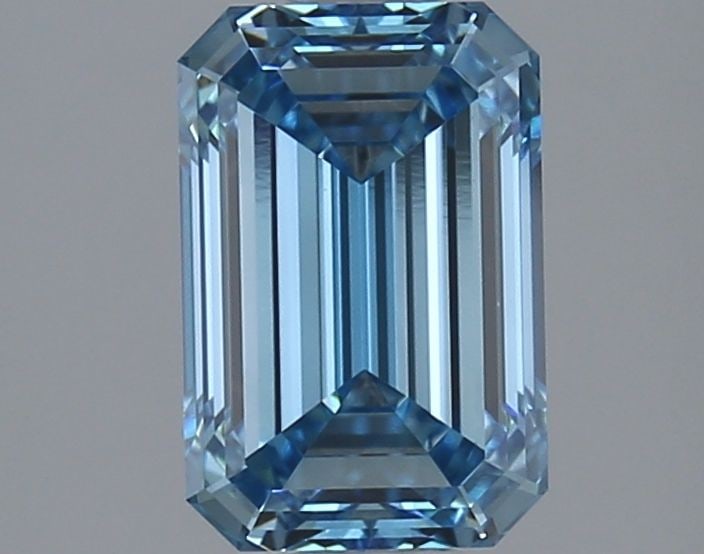 IGI Emerald 2.09ct Fancy Vivid Blue VVS2 - Loose Lab Diamond: IGI Emerald 2.09ct Fancy Vivid Blue VVS2 - Loose Lab Diamond Item Specifics: Source: This Is A Real Diamond Grown In A Lab Not Mined. Carat: 2.09 Cut: - Color: Fancy Vivid Blue Clarity: VVS2 Polish: E