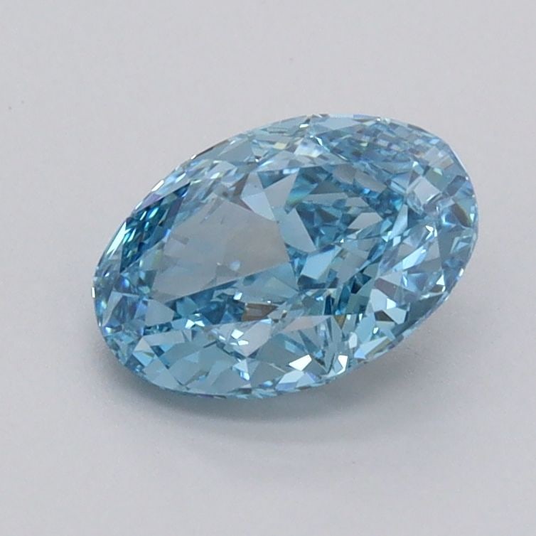 IGI Oval 1.04ct Fancy Vivid Blue VVS2 - Loose Lab Diamond: IGI Oval 1.04ct Fancy Vivid Blue VVS2 - Loose Lab Diamond Item Specifics: Source: This Is A Real Diamond Grown In A Lab Not Mined. Carat: 1.04 Cut: - Color: Fancy Vivid Blue Clarity: VVS2 Polish: EX
