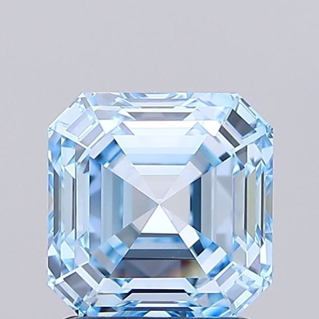 IGI Asscher 1.56ct Fancy Vivid Blue VVS2 - Loose Lab Diamond: IGI Asscher 1.56ct Fancy Vivid Blue VVS2 - Loose Lab Diamond Item Specifics: Source: This Is A Real Diamond Grown In A Lab Not Mined. Carat: 1.56 Cut: - Color: Fancy Vivid Blue Clarity: VVS2 Polish: E