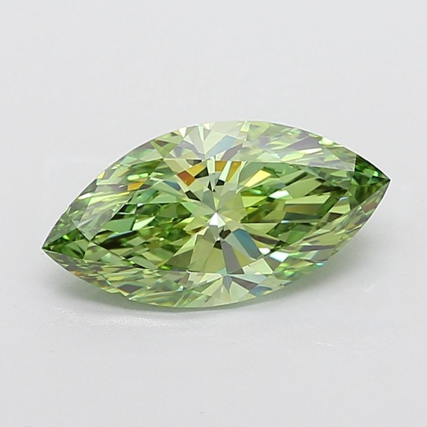 IGI Marquise 3.71ct Fancy Vivid Green VVS2 - Loose Lab Diamond: IGI Marquise 3.71ct Fancy Vivid Green VVS2 - Loose Lab Diamond Item Specifics: Source: This Is A Real Diamond Grown In A Lab Not Mined. Carat: 3.71 Cut: - Color: Fancy Vivid Green Clarity: VVS2
