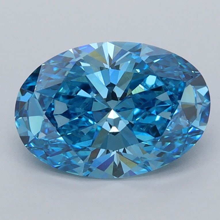 IGI Oval 1.5ct Fancy Vivid Blue VVS2 - Loose Lab Diamond: IGI Oval 1.5ct Fancy Vivid Blue VVS2 - Loose Lab Diamond Item Specifics: Source: This Is A Real Diamond Grown In A Lab Not Mined. Carat: 1.5 Cut: - Color: Fancy Vivid Blue Clarity: VVS2 Polish: EX Sym