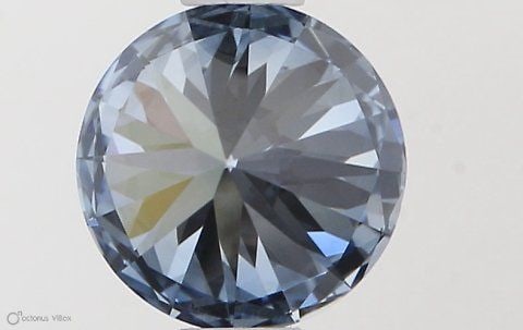 IGI Round 0.8ct Fancy Vivid Blue IF - Loose Lab Diamond (1 of 1)