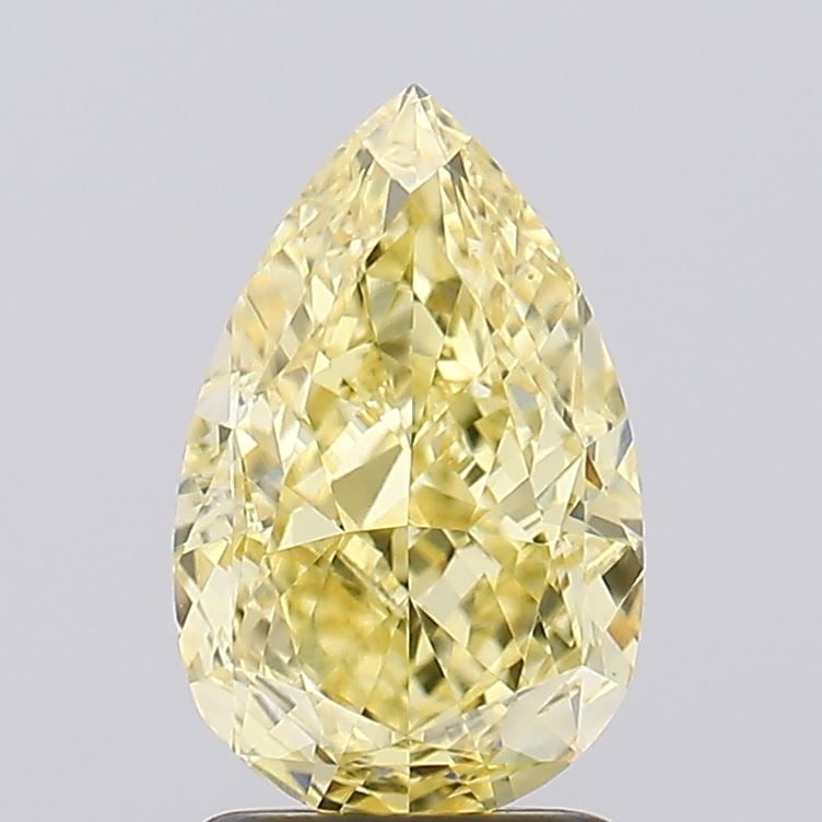 IGI Pear 2.12ct Fancy Intense Yellow VVS2 - Loose Lab Diamond: IGI Pear 2.12ct Fancy Intense Yellow VVS2 - Loose Lab Diamond Item Specifics: Source: This Is A Real Diamond Grown In A Lab Not Mined. Carat: 2.12 Cut: - Color: Fancy Intense Yellow Clarity: VVS2 Poli