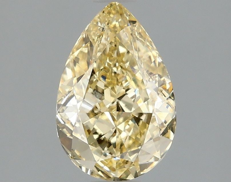 IGI Pear 1.59ct Fancy Intense Yellow VVS2 - Loose Lab Diamond (1 of 1)