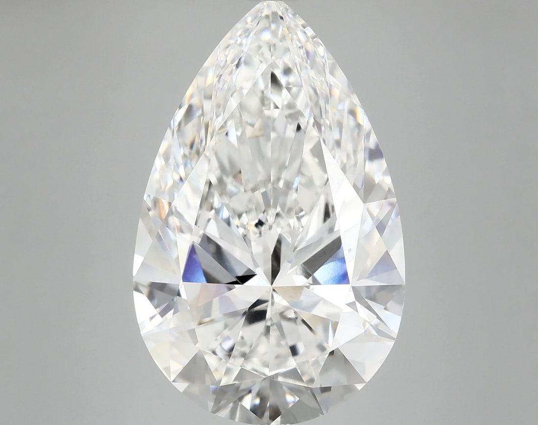 IGI Pear 10.43ct F VVS2 - Loose Lab Diamond: IGI Pear 10.43ct F VVS2 - Loose Lab Diamond Item Specifics: Source: This Is A Real Diamond Grown In A Lab Not Mined. Carat: 10.43 Cut: - Color: F Clarity: VVS2 Polish: EX Symmetry: EX Measurements: 19