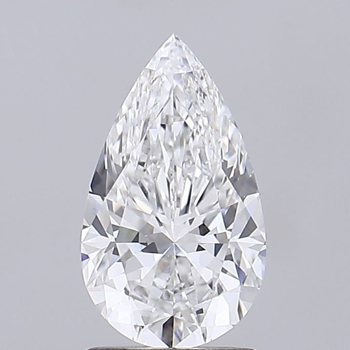 IGI Pear 1.65ct E VVS2 - Loose Lab Diamond: IGI Pear 1.65ct E VVS2 - Loose Lab Diamond Item Specifics: Source: This Is A Real Diamond Grown In A Lab Not Mined. Carat: 1.65 Cut: - Color: E Clarity: VVS2 Polish: EX Symmetry: VG Measurements: 10.7