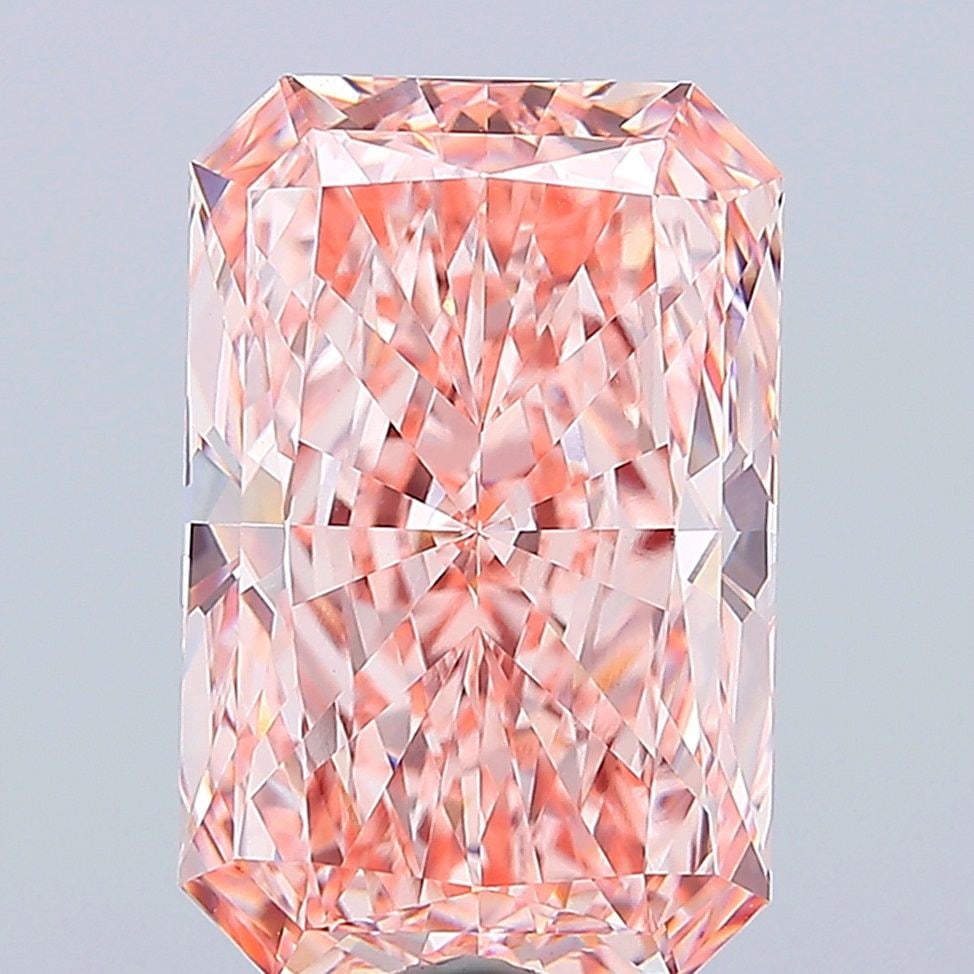 IGI Radiant 10.12ct Fancy Vivid Pink VVS2 - Loose Lab Diamond (1 of 1)