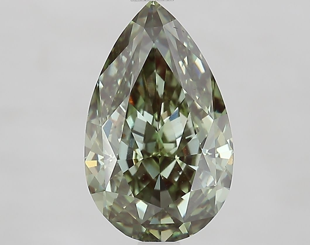 IGI Pear 3.51ct Fancy Vivid Green VVS2 - Loose Lab Diamond: IGI Pear 3.51ct Fancy Vivid Green VVS2 - Loose Lab Diamond Item Specifics: Source: This Is A Real Diamond Grown In A Lab Not Mined. Carat: 3.51 Cut: - Color: Fancy Vivid Green Clarity: VVS2 Polish: EX
